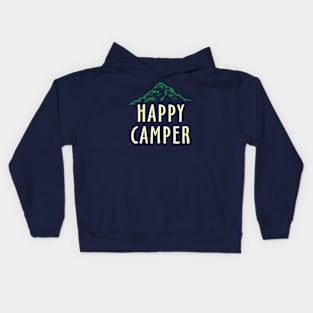 Happy Camper Camping Kids Hoodie